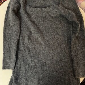 H&M Charcoal Cowl Neck Dress